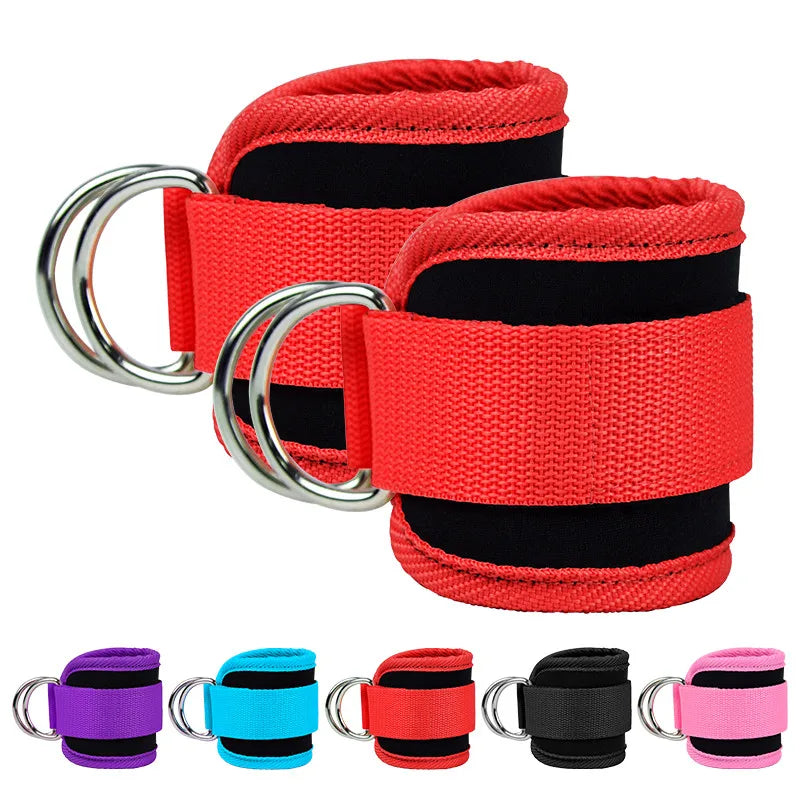Adjustable Ankle Straps with D-Ring