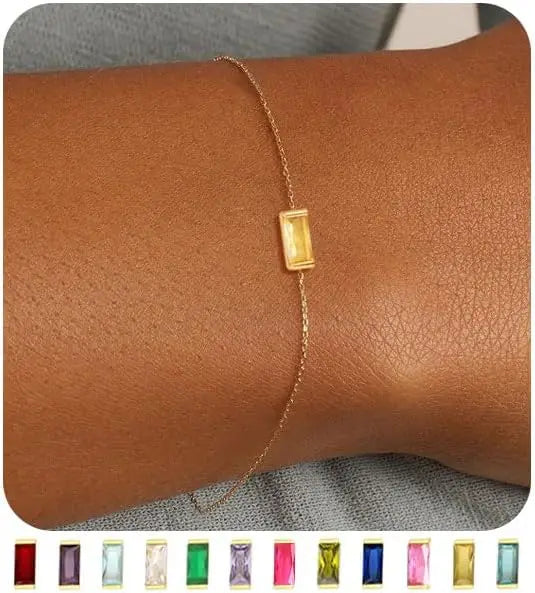 Birthstone Gold Bracelet