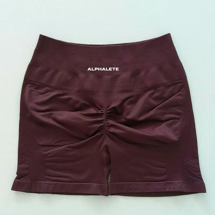 Alphalete High Waisted Seamless Spandex Shorts