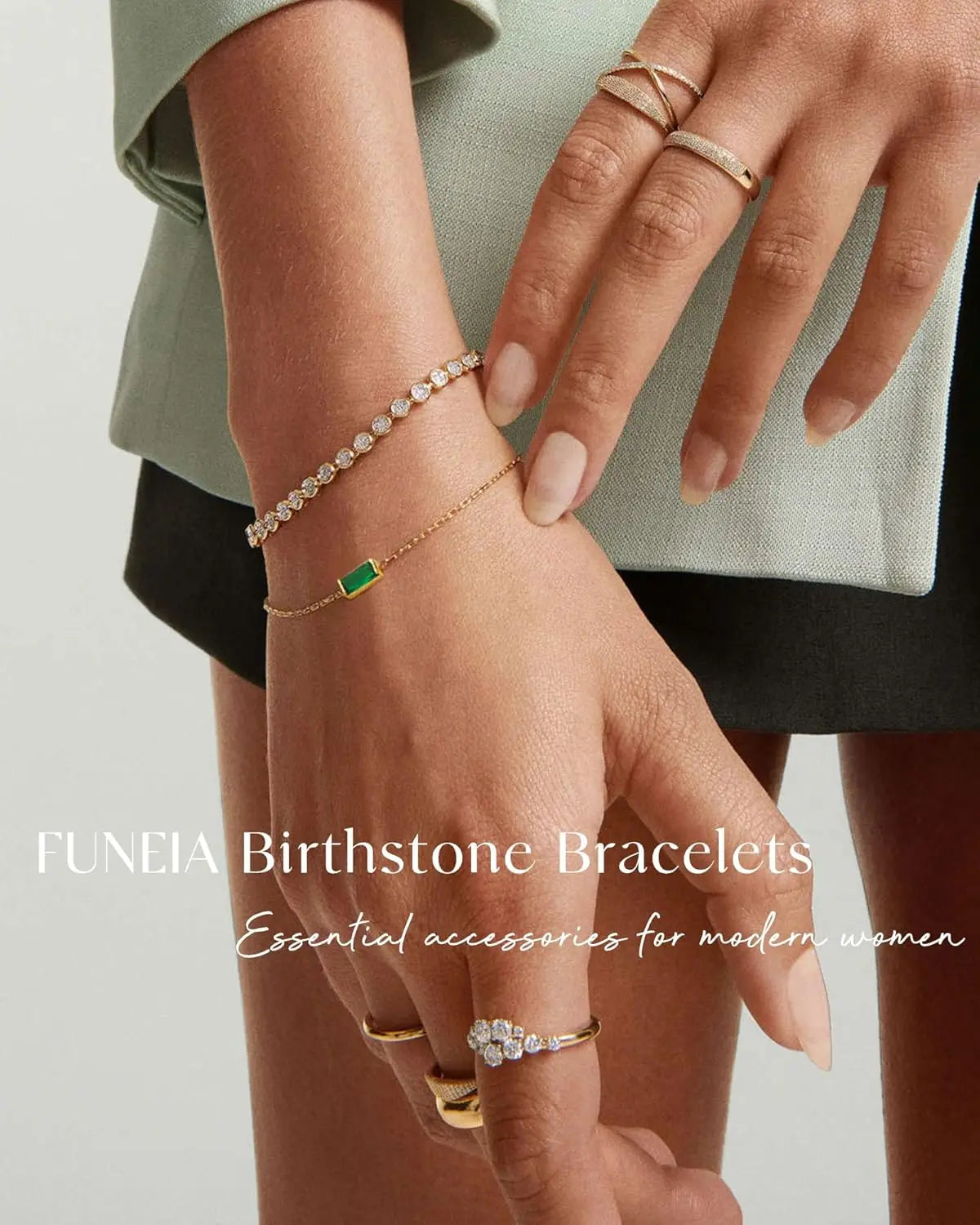 Birthstone Gold Bracelet