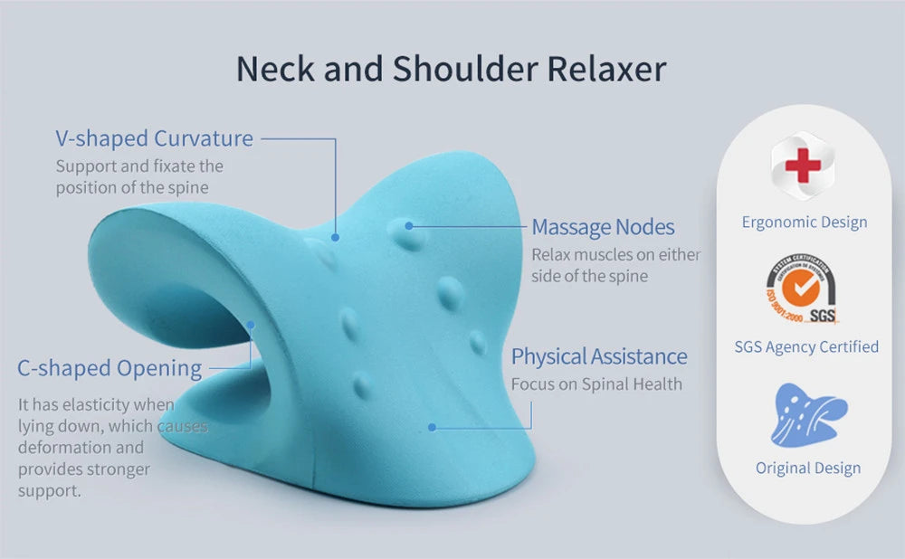 Cervical Chiropractic Traction Pillow