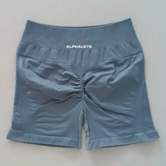 Alphalete High Waisted Seamless Spandex Shorts