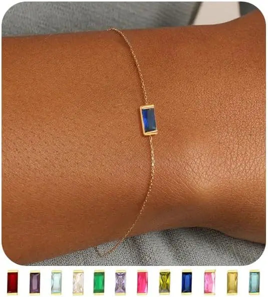 Birthstone Gold Bracelet