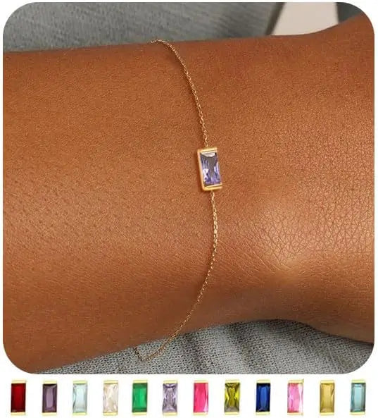 Birthstone Gold Bracelet