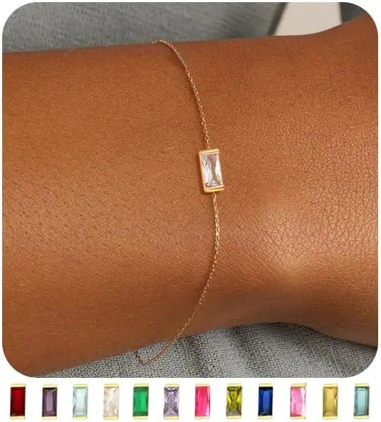Birthstone Gold Bracelet