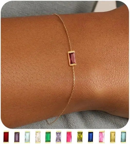 Birthstone Gold Bracelet