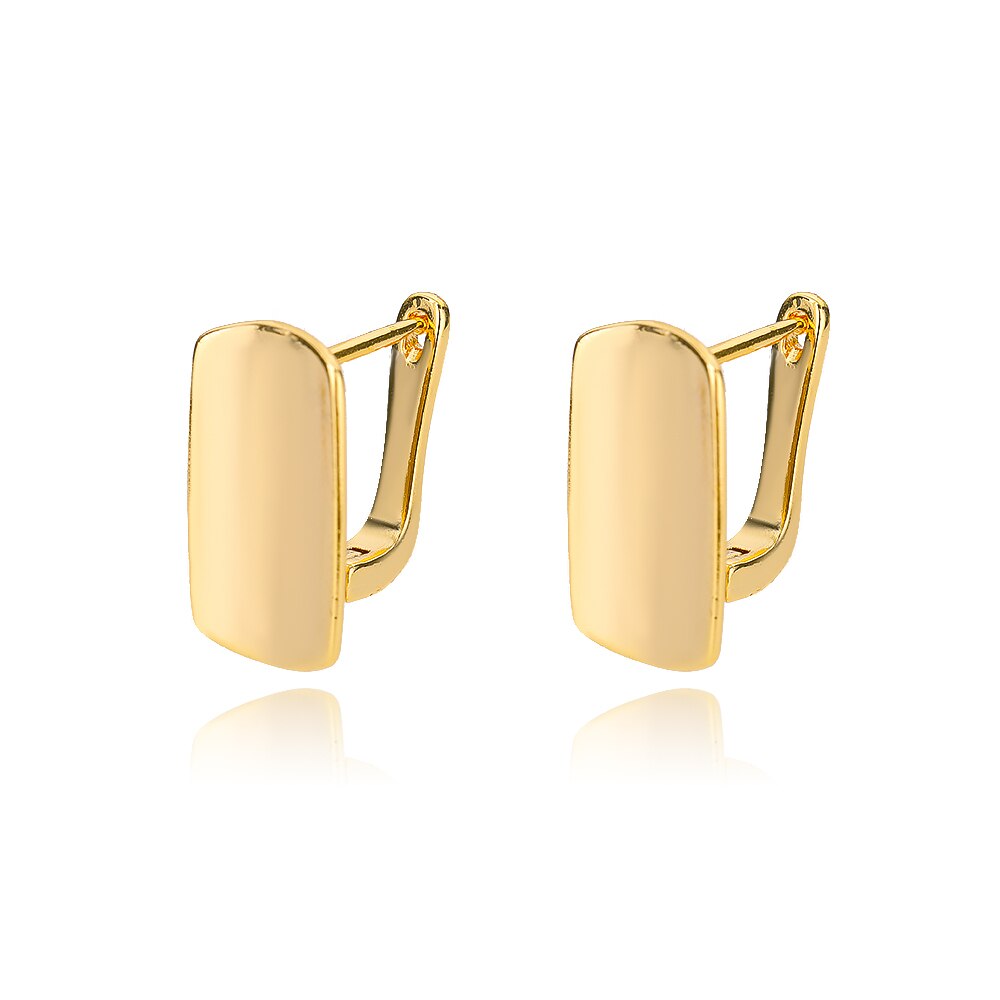 Rectangle Barbell Earring