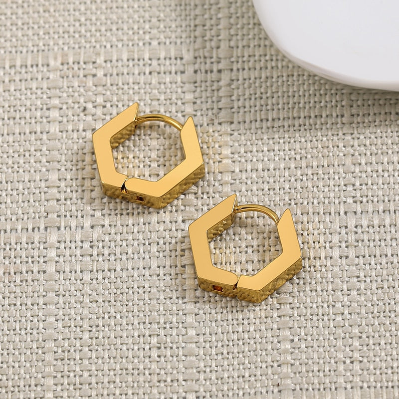 Stainless Steel Hoop Earrings