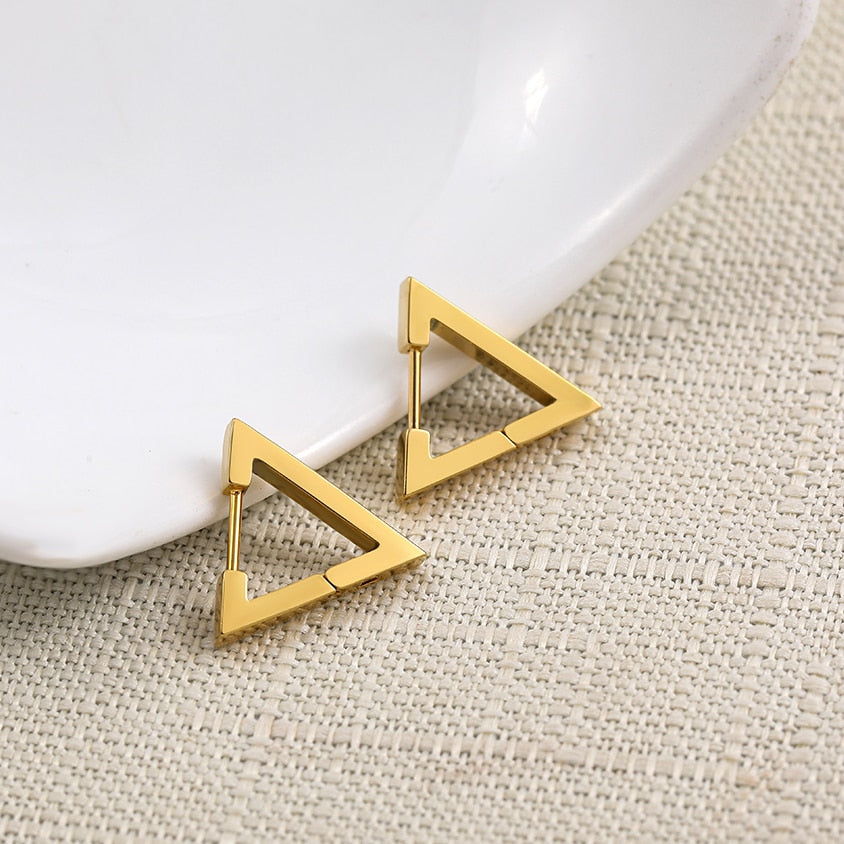 Stainless Steel Hoop Earrings