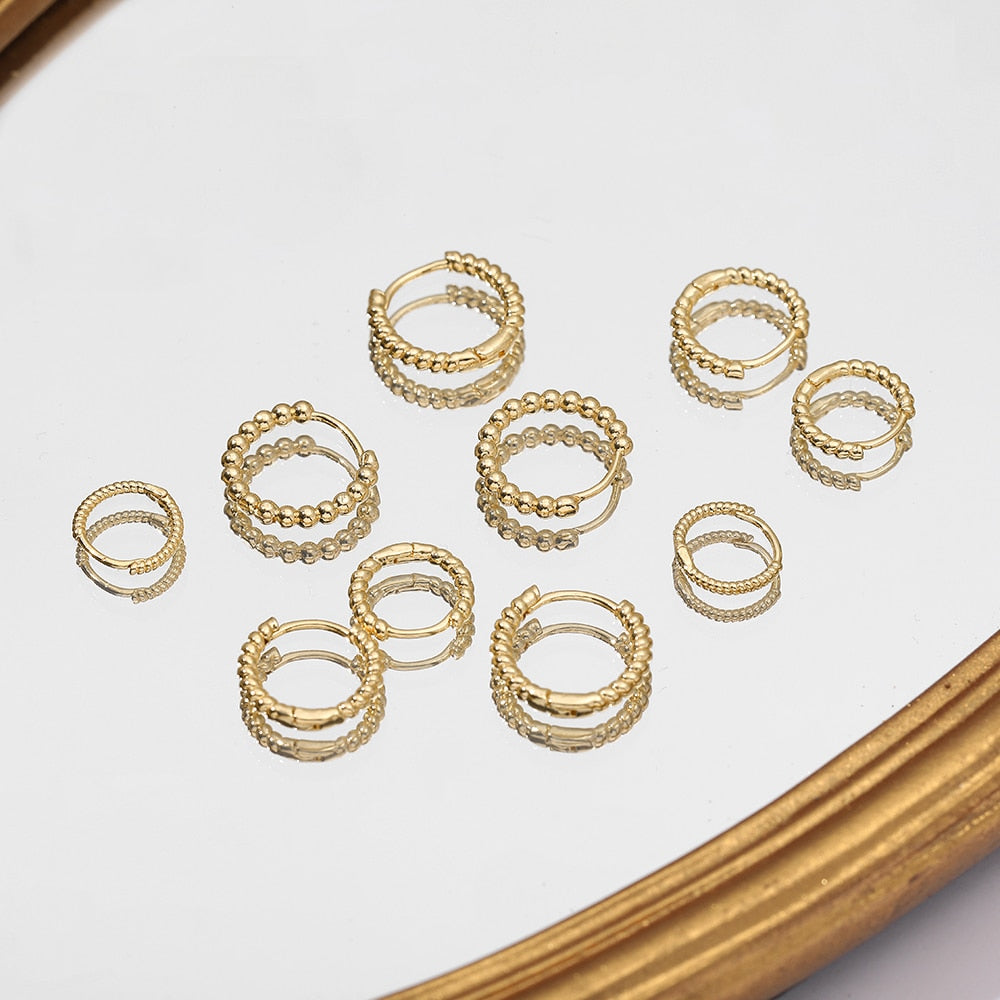 Stainless Steel Hoop Earrings