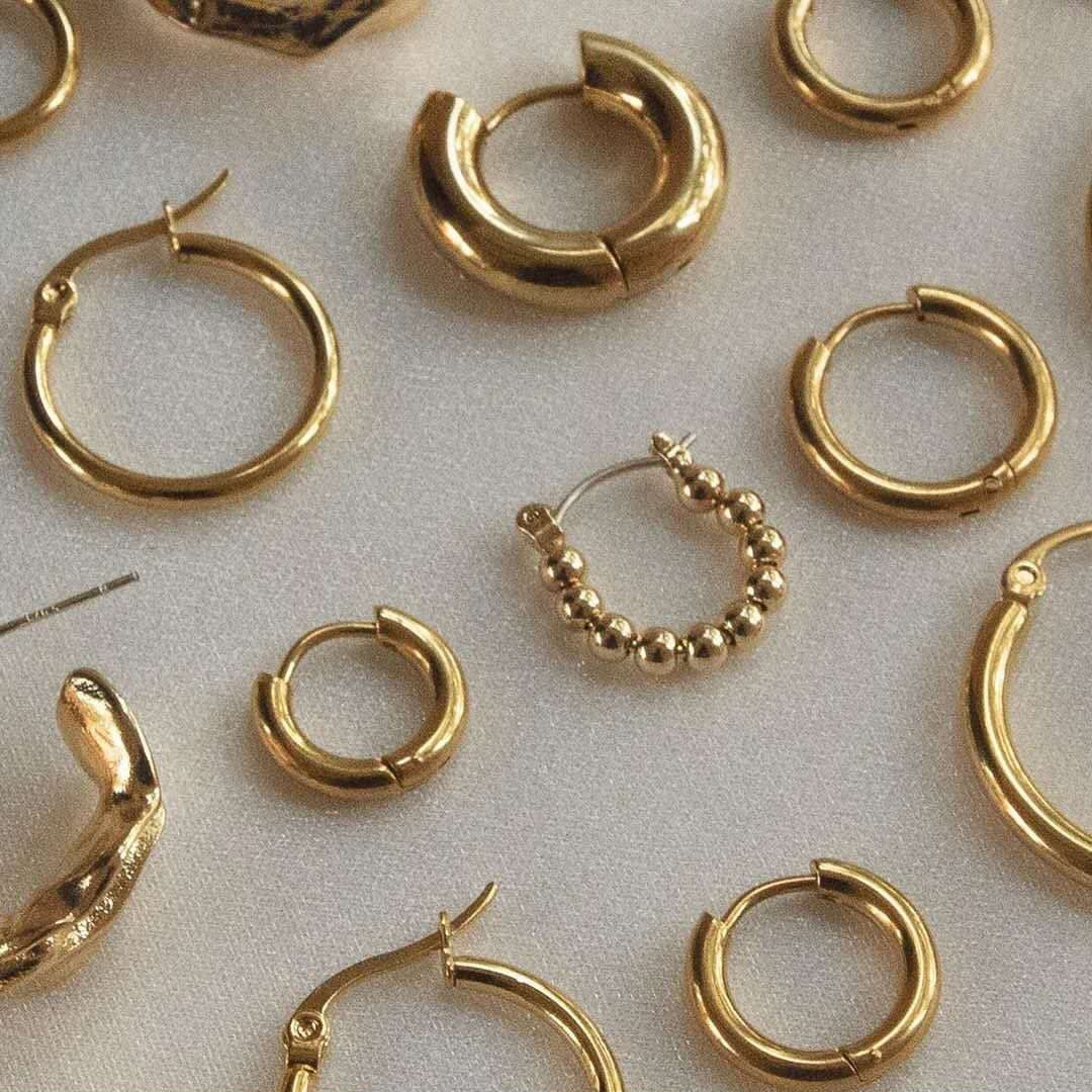 Stainless Steel Hoop Earrings