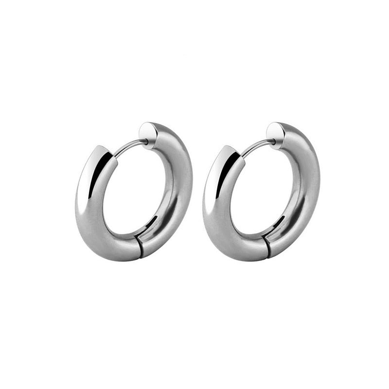 Stainless Steel Hoop Earrings
