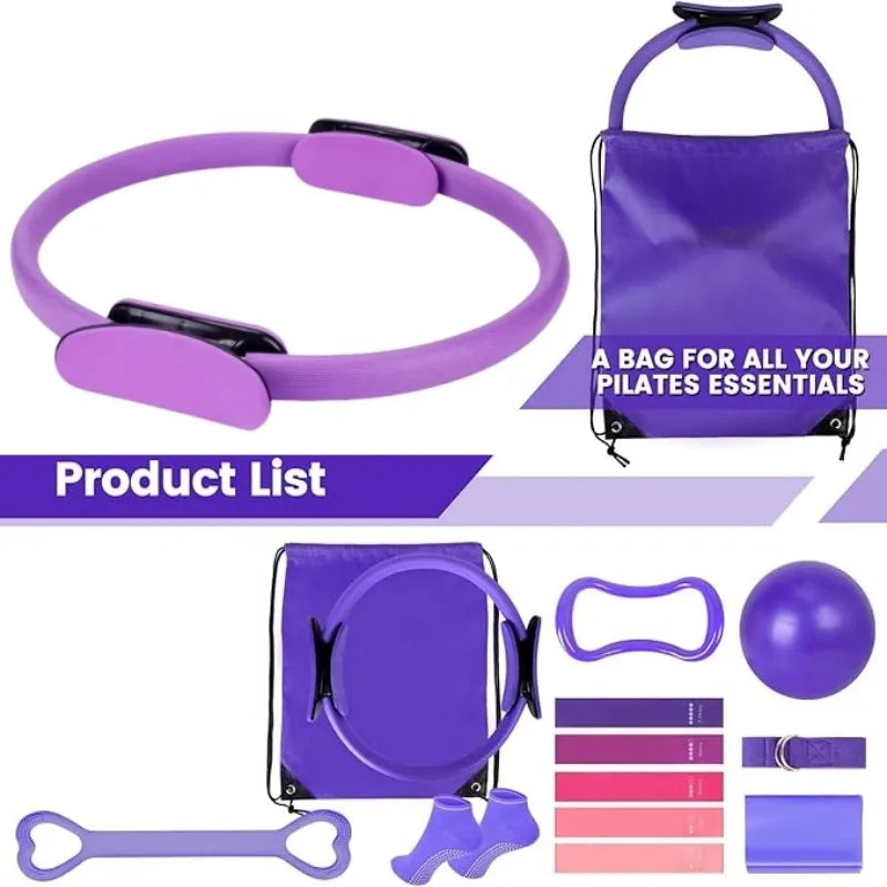 13 Piece Yoga Circle Gym Set