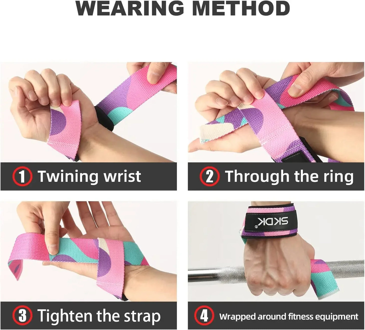 Adjustable Weightlifting Wrist Straps