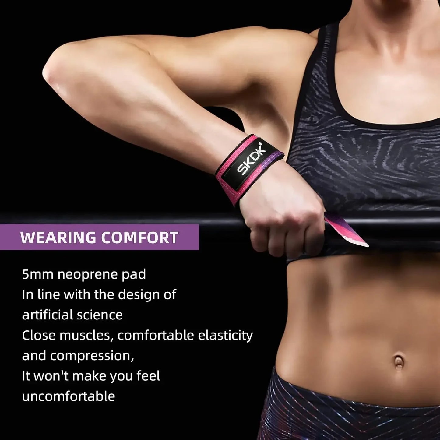 Adjustable Weightlifting Wrist Straps