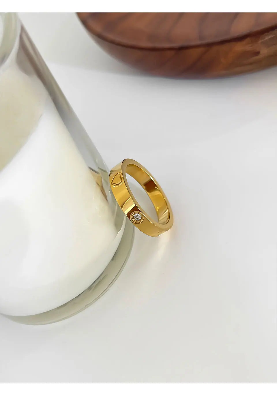 Heart Rhinestone Ring