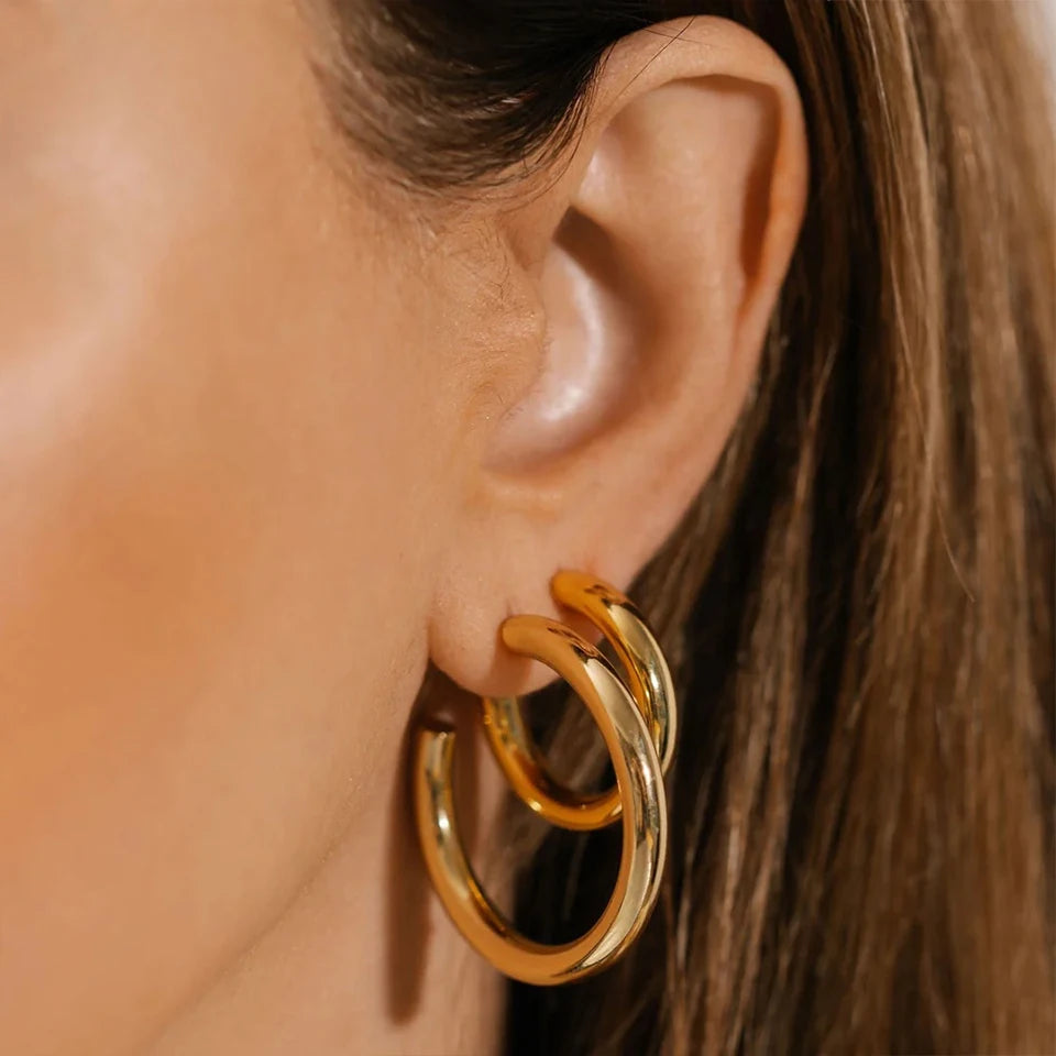 Circle Hoop Earrings