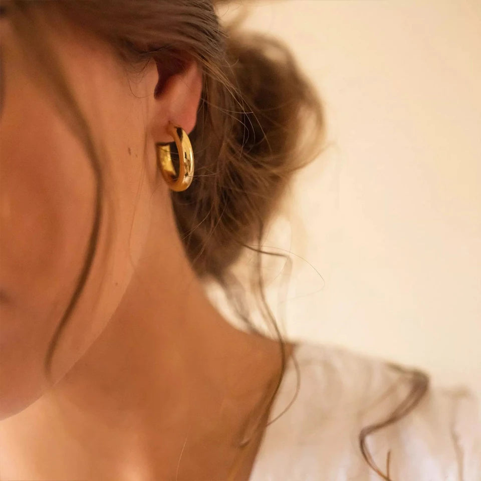 Circle Hoop Earrings