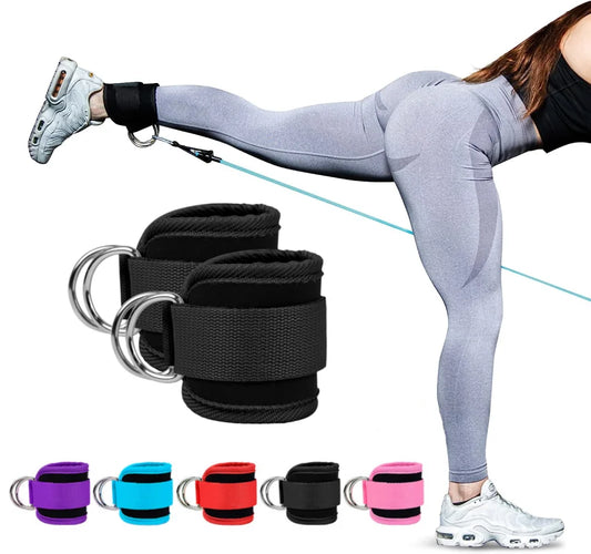 Adjustable Ankle Straps with D-Ring