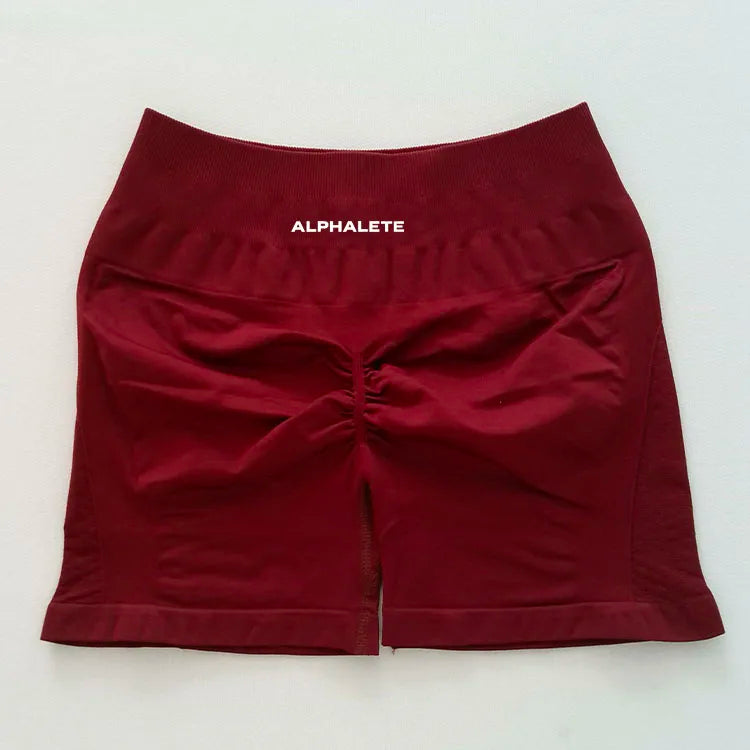 Alphalete High Waisted Seamless Spandex Shorts
