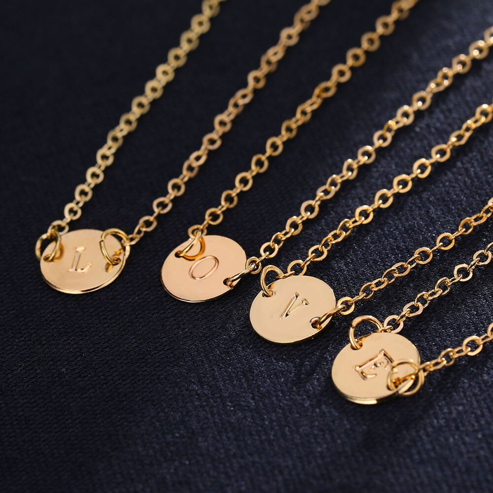 Minimalist Initial Charm Bracelet