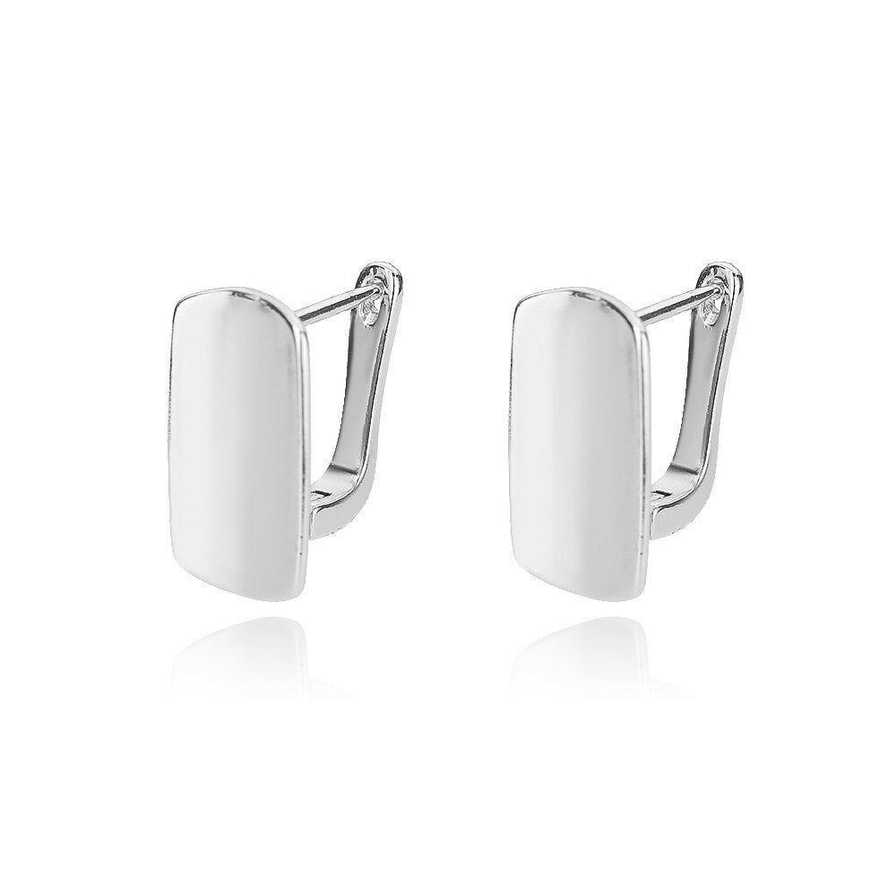 Rectangle Barbell Earring