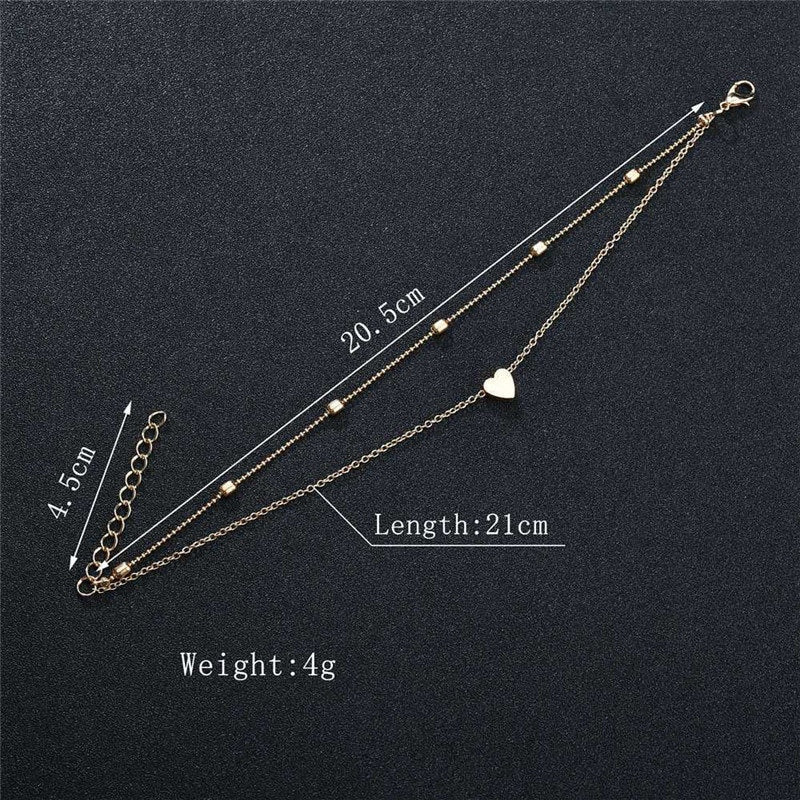 Layered Anklet
