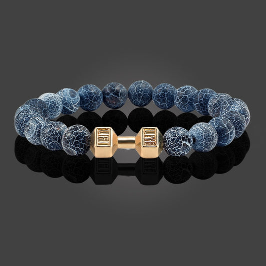 Stone + Dumbbell Bracelet