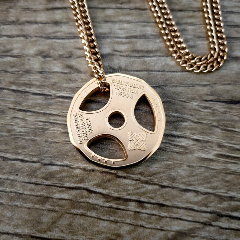 Weight Plate Necklace
