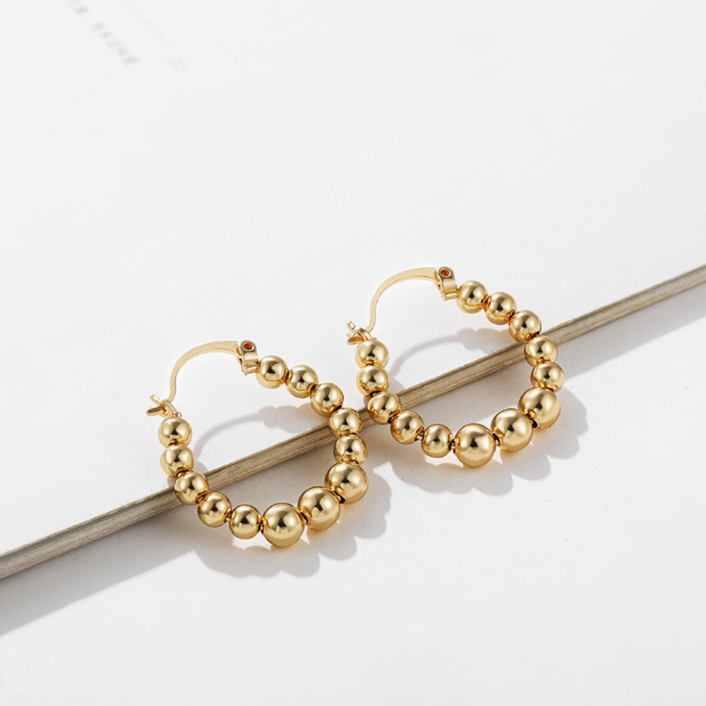 Stainless Steel Hoop Earrings